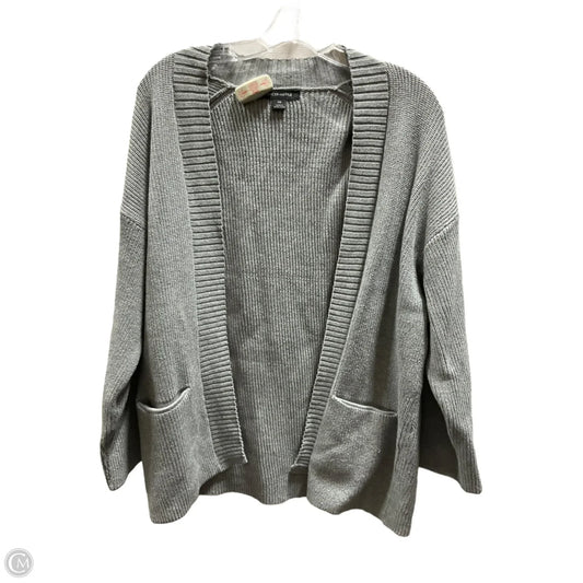 Sweater Cardigan By Cmb In Grey, Size: Xs