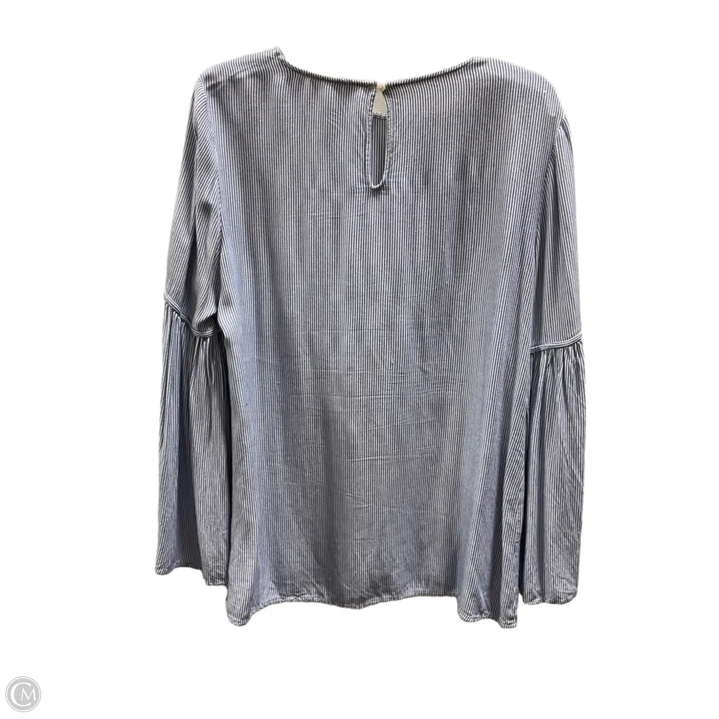 Top Long Sleeve By Beachlunchlounge In Blue, Size: M