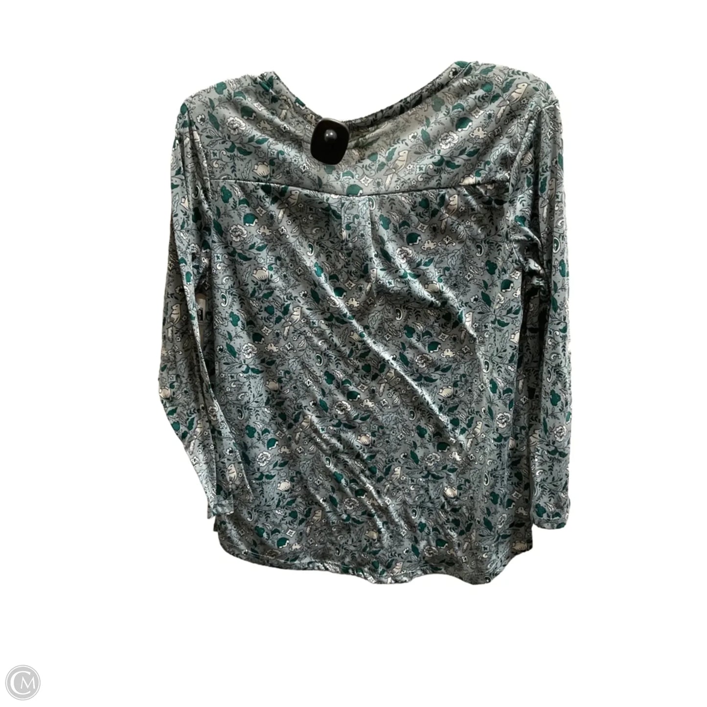 Top Long Sleeve By H&m In Blue, Size: L