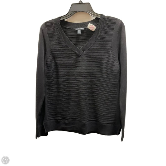 Top Long Sleeve By Hilary Radley In Black, Size: S