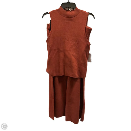 Lounge Set Pants By Nine West In Brown, Size: L