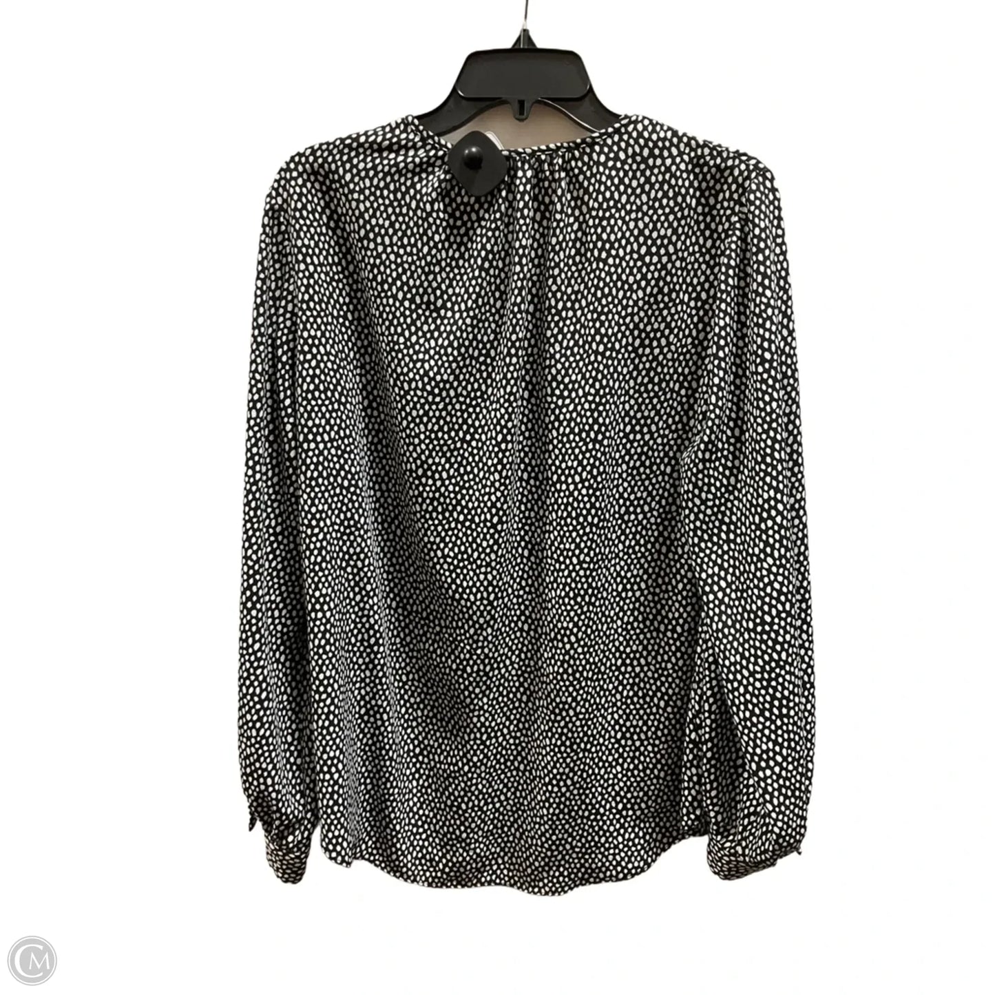 Top Long Sleeve By Nine West In Black, Size: Xl