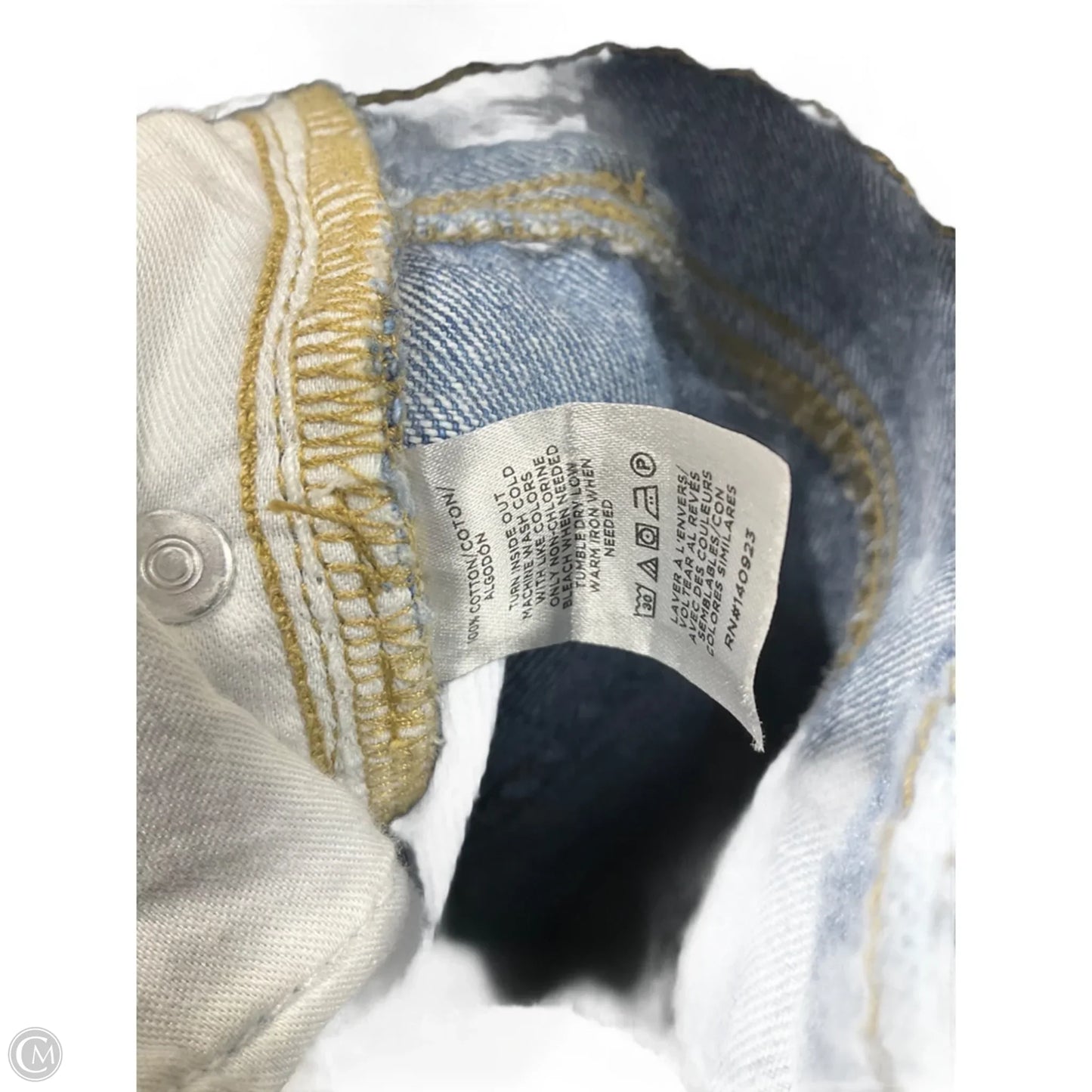 Jeans Boyfriend By Loft In Blue, Size: 4