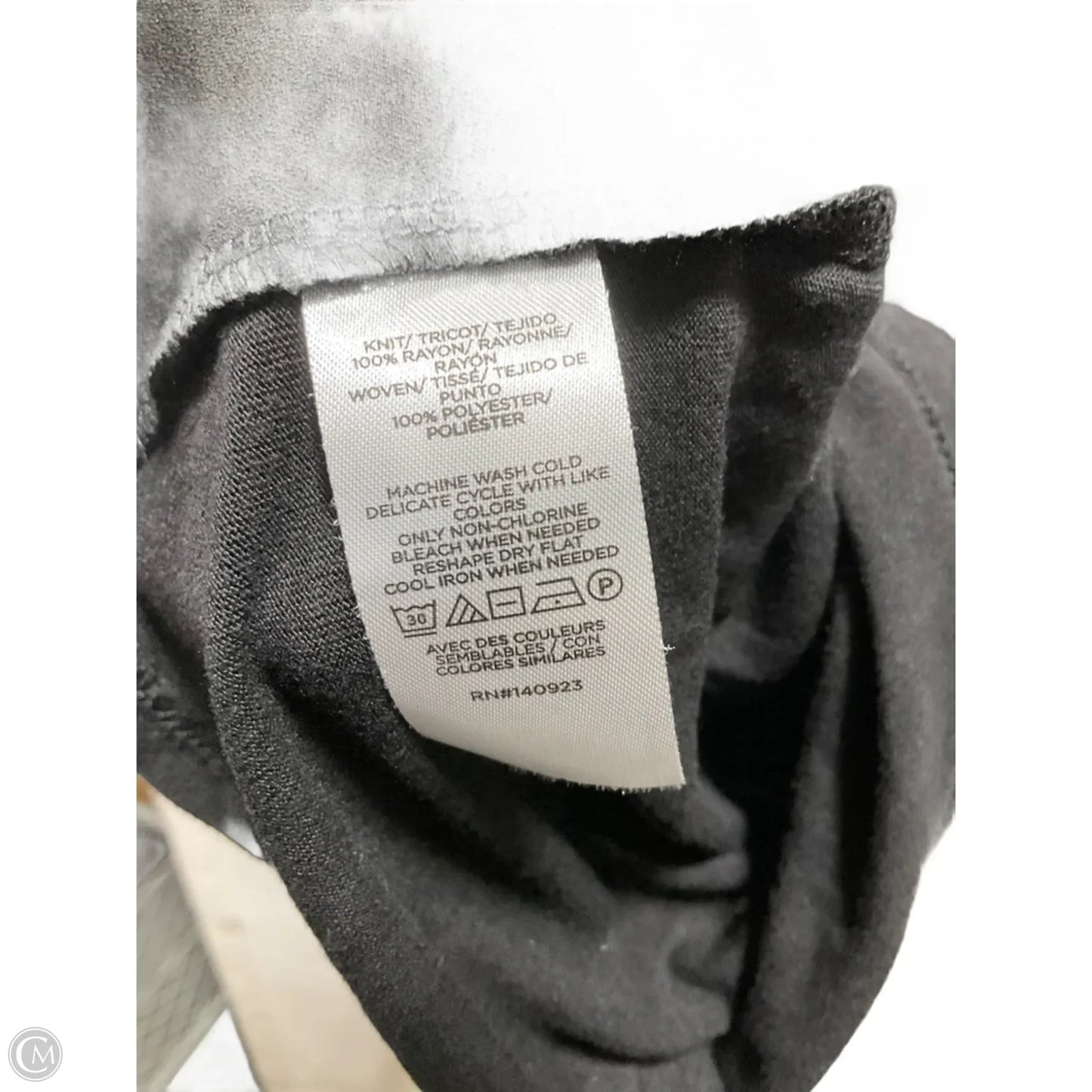 Top Short Sleeve By Loft In Black, Size: Xl