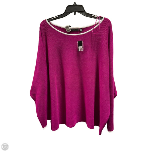 Top 3/4 Sleeve By Cyrus In Purple, Size: 3x
