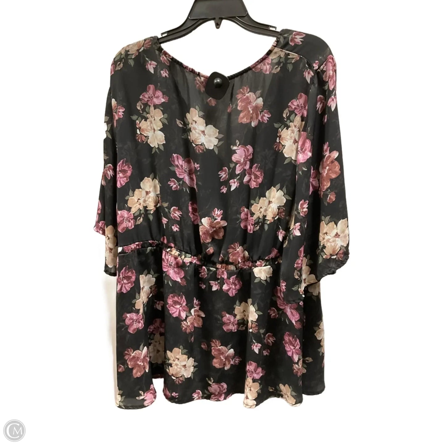 Top Short Sleeve By Torrid In Black, Size: 2x