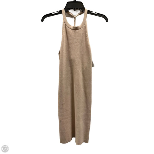 Dress Casual Midi By 525 In Tan, Size: S