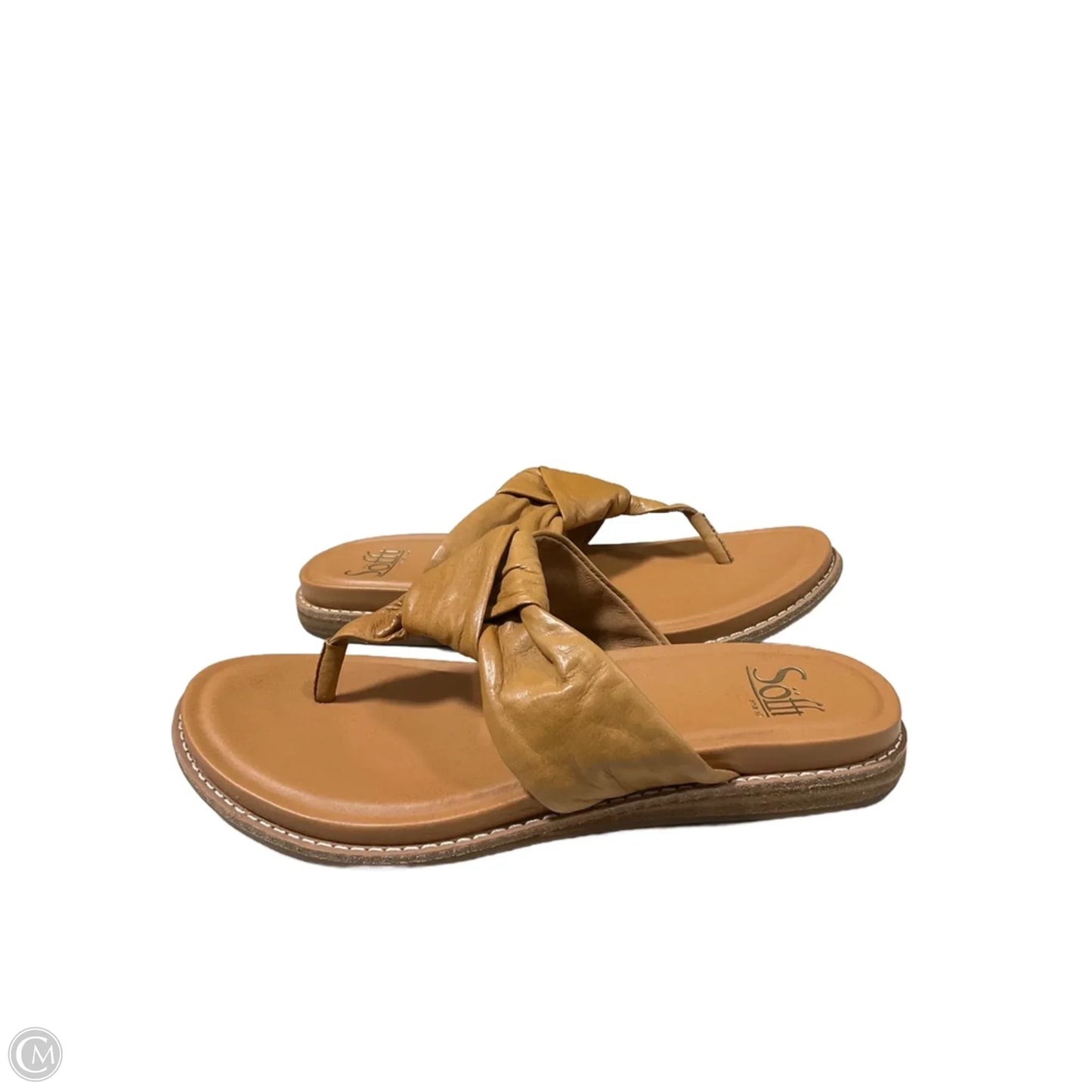 Sandals Flats By Sofft In Tan, Size: 6