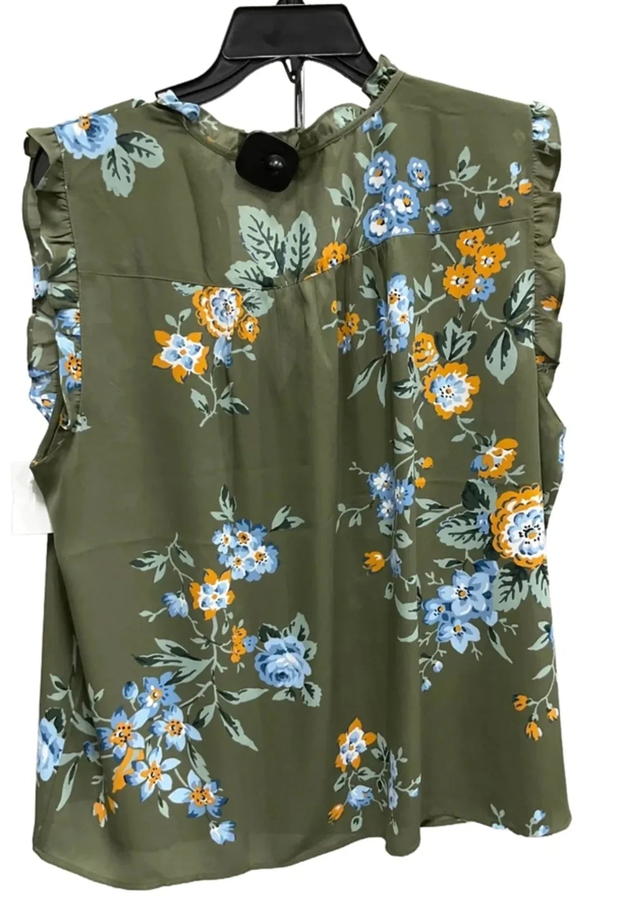 Top Sleeveless By Loft In Green, Size: Xl