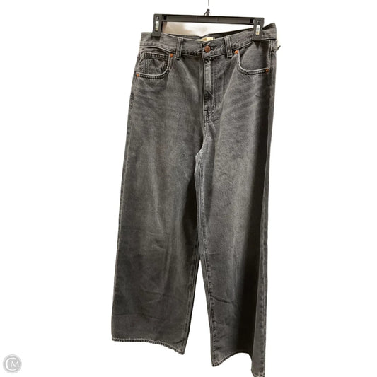 Jeans Wide Leg By Madewell In Grey, Size: 4
