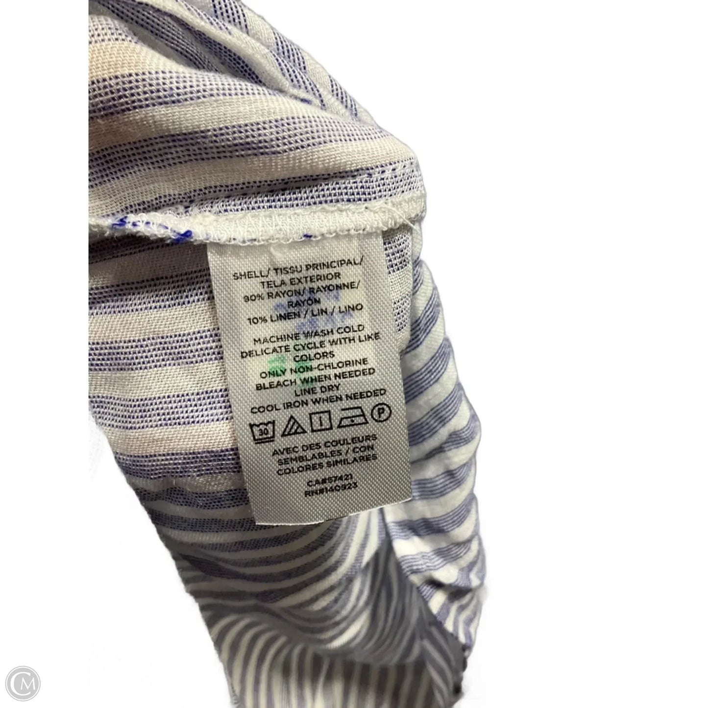 Top Long Sleeve By Loft In Blue, Size: Xs