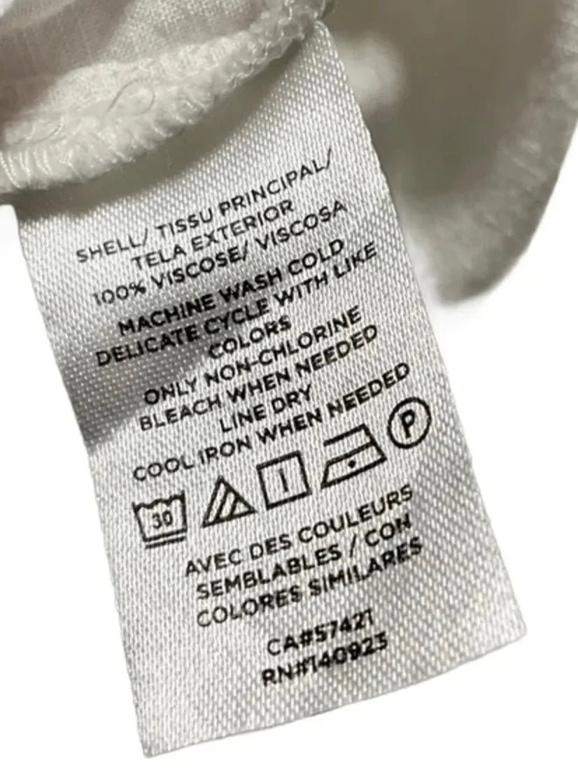 Top Short Sleeve By Loft In White, Size: Xs