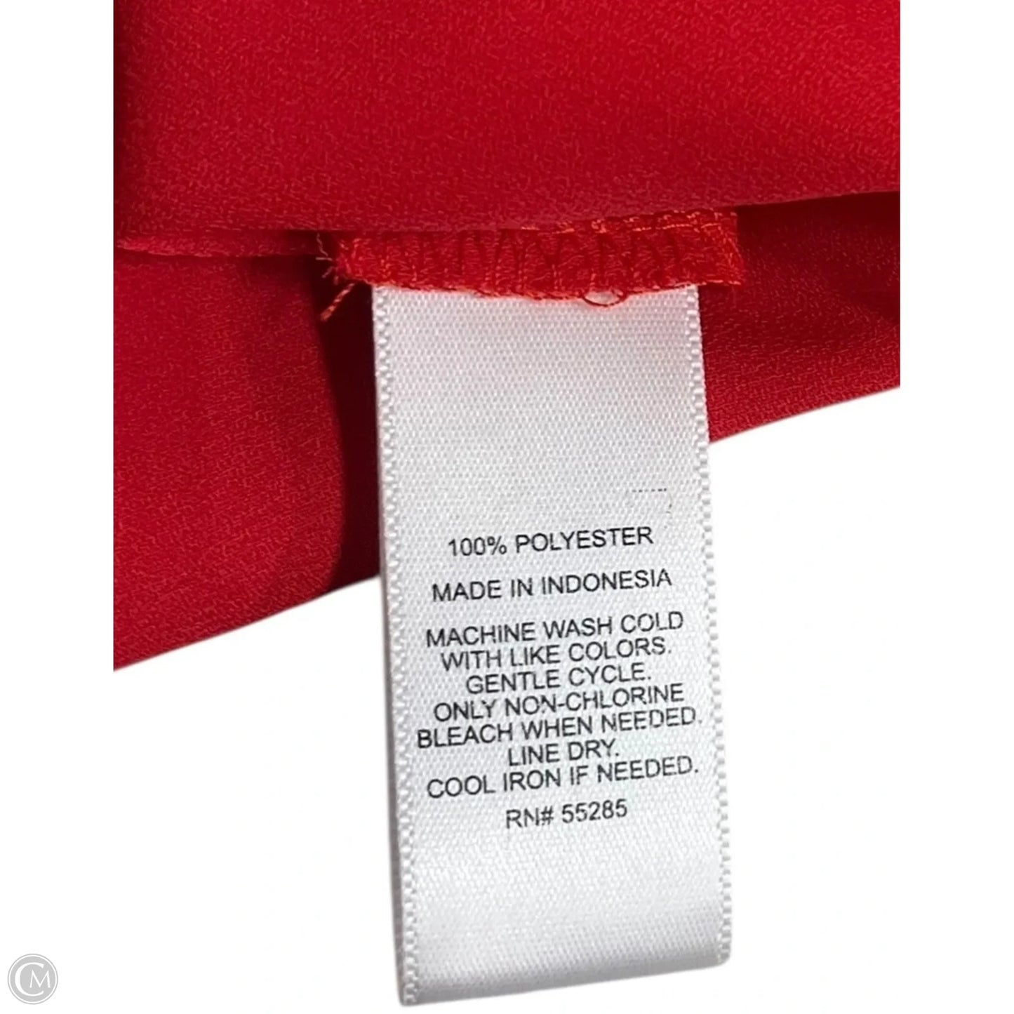 Top Long Sleeve By Express In Red, Size: Sp