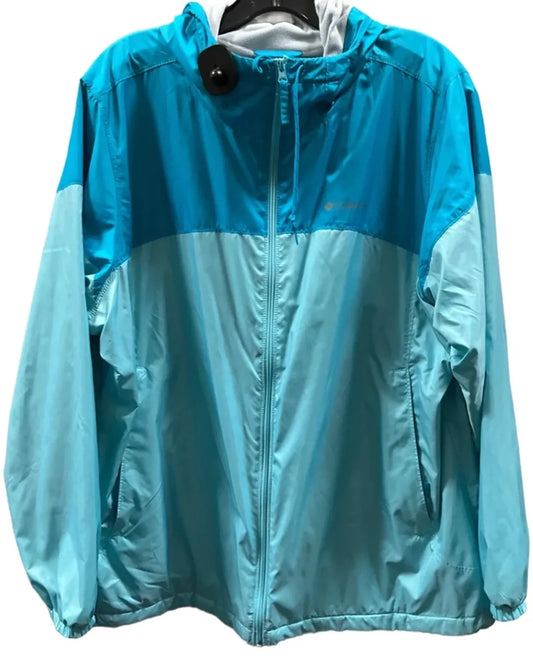 Athletic Jacket By Columbia In Blue, Size: Xl