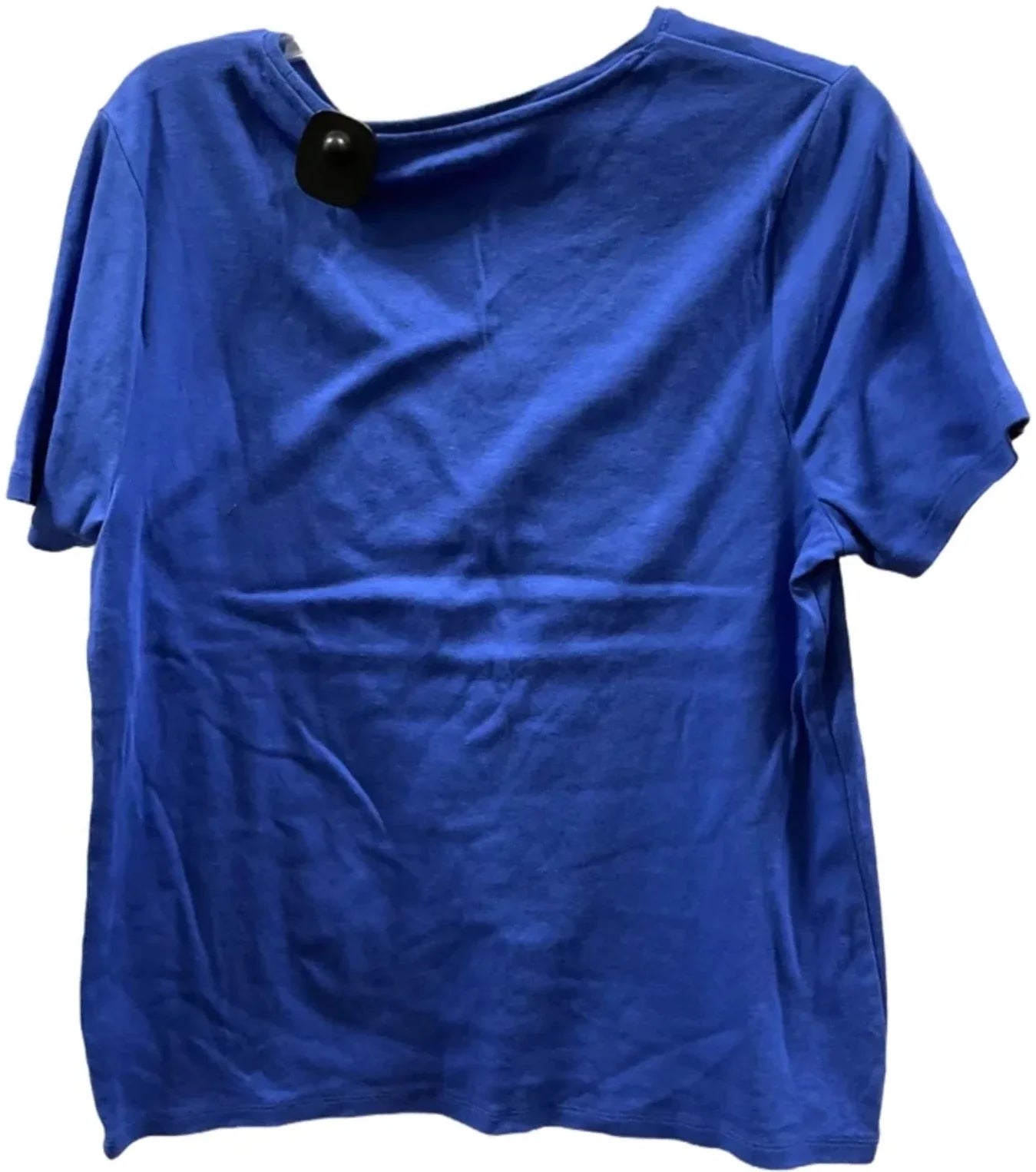 Top Short Sleeve Basic By Talbots In Blue, Size: Xl