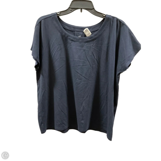 Top Short Sleeve Basic By J. Jill In Navy, Size: M