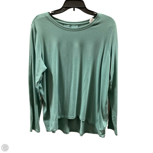 Athletic Top Long Sleeve Crewneck By Athleta In Green, Size: M