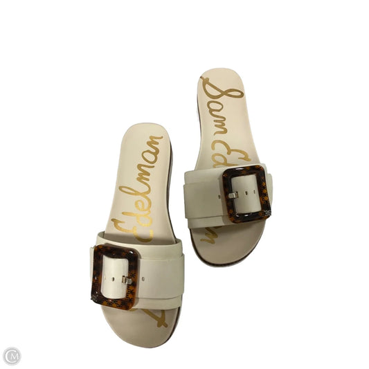 Sandals Heels Platform By Sam Edelman In White, Size: 8