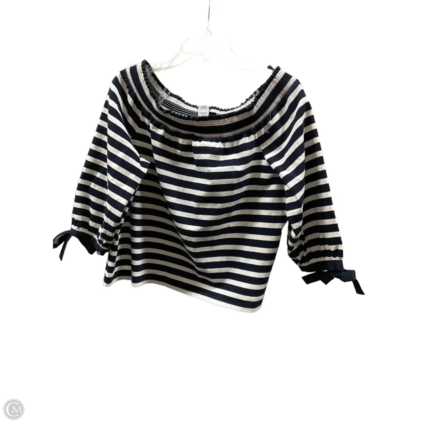 Top Long Sleeve By J. Crew In Navy, Size: L