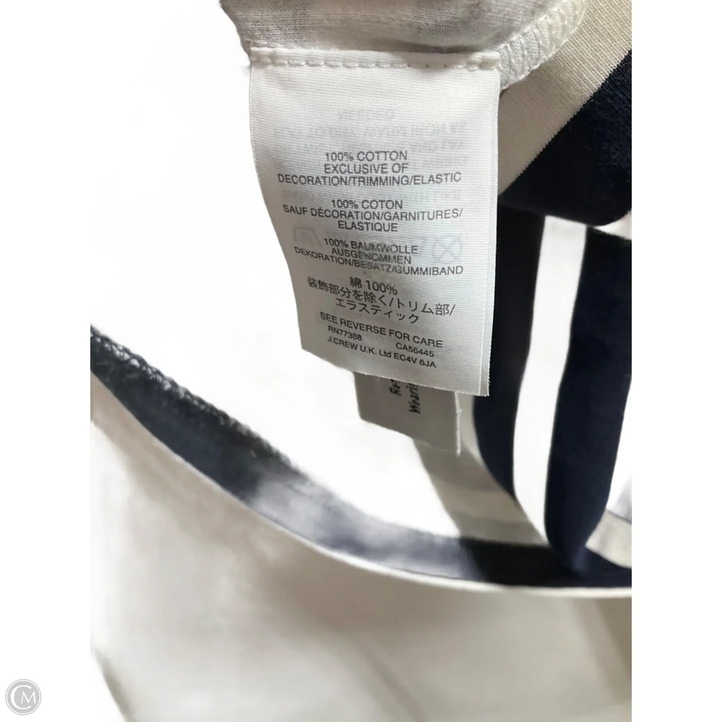 Top Long Sleeve By J. Crew In Navy, Size: L