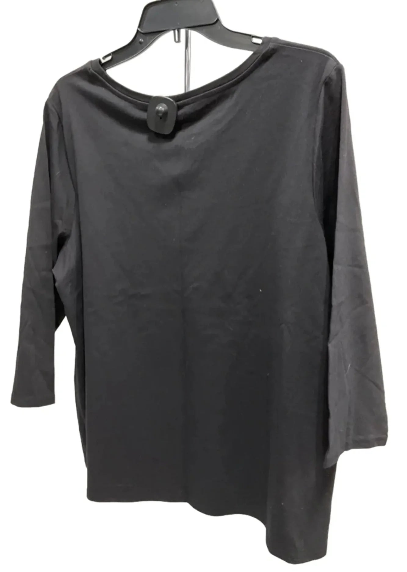 Top Long Sleeve By Chicos In Black, Size: Xl