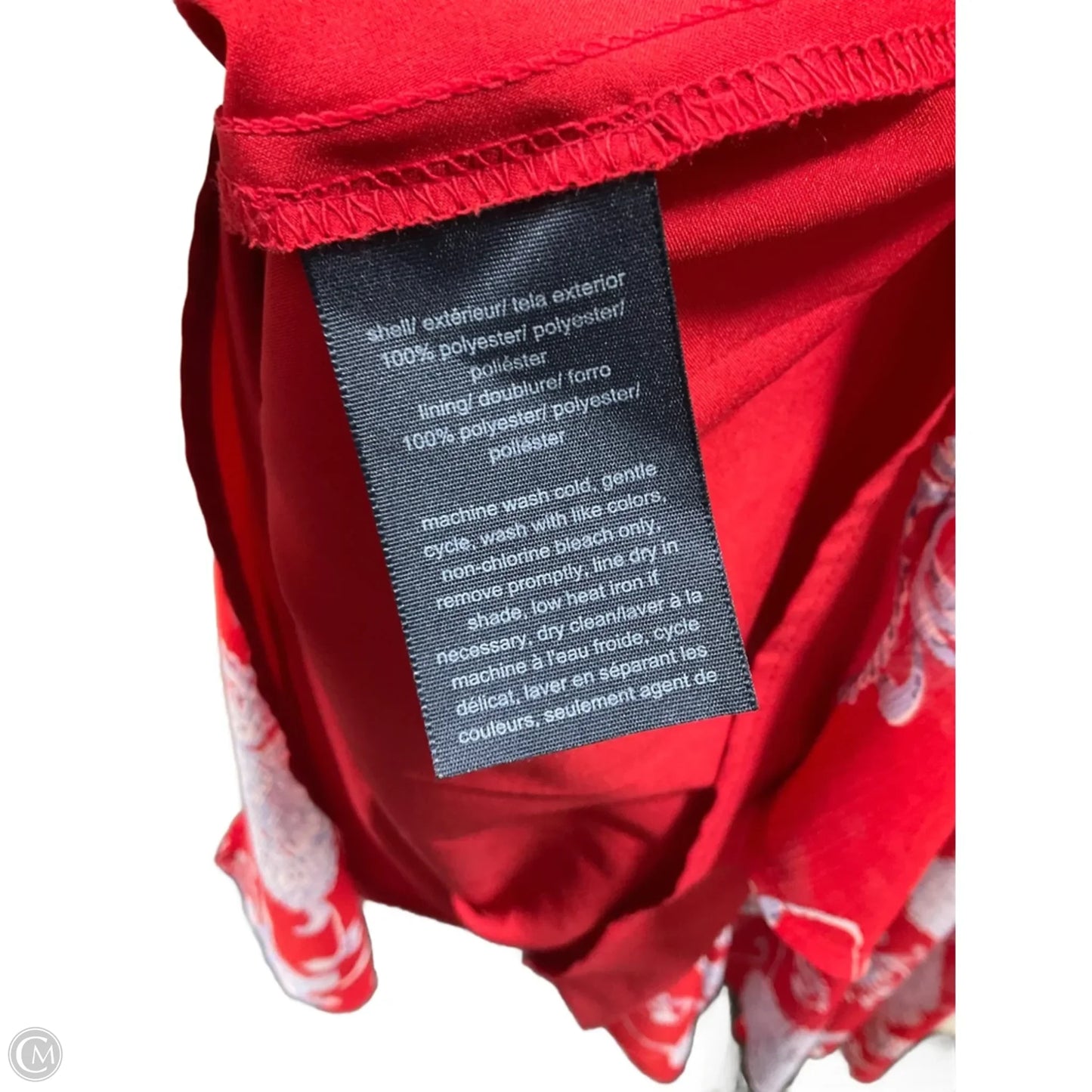 Dress Casual Midi By Tommy Hilfiger In Red, Size: M