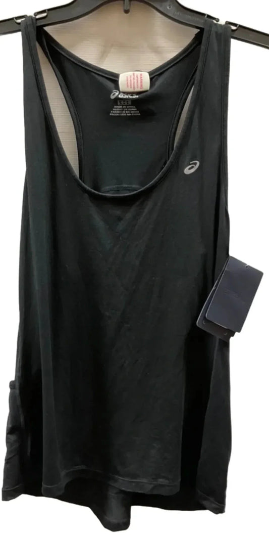 Athletic Tank Top By Asics In Black, Size: L