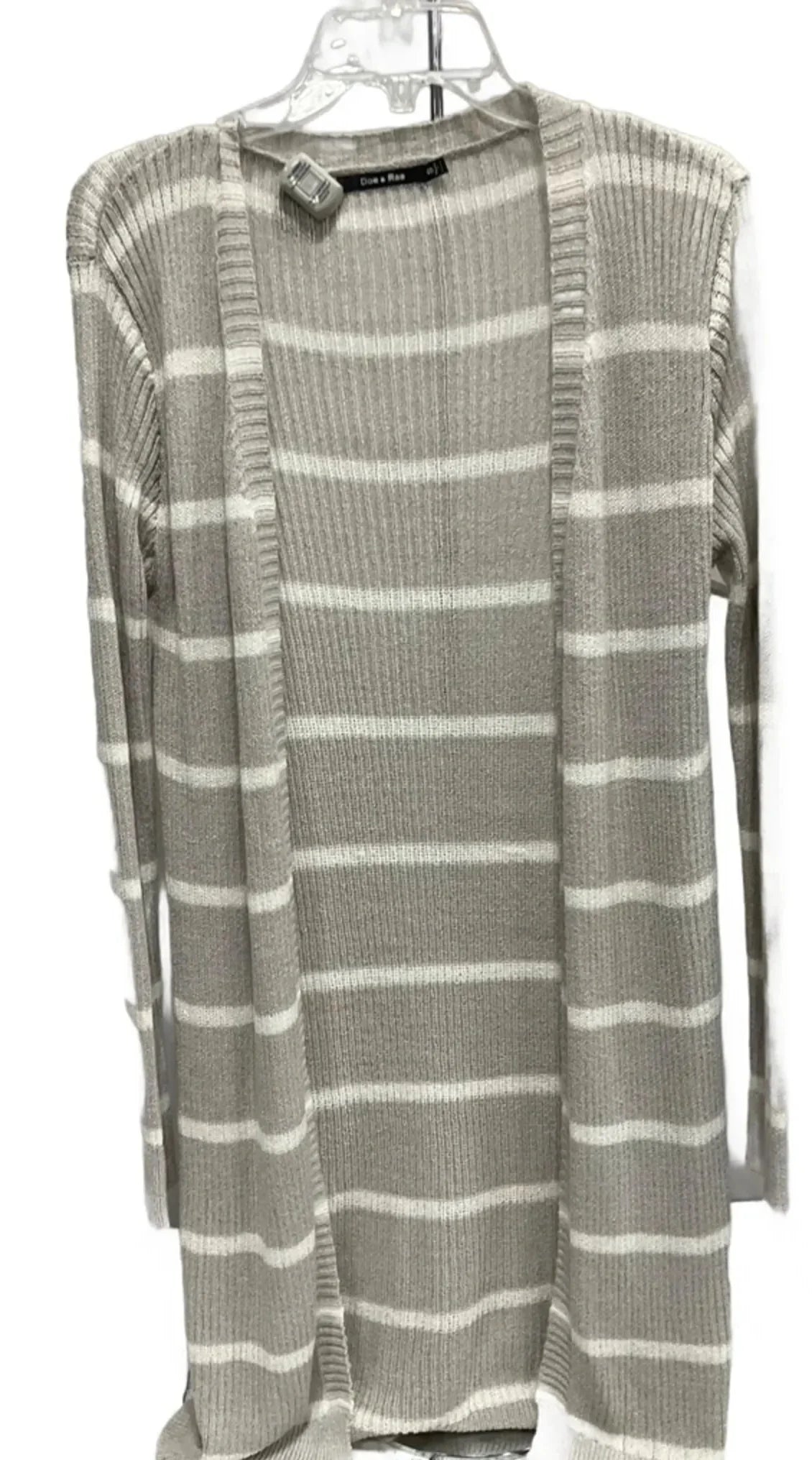 Sweater Cardigan By Doe & Rae In Grey, Size: S