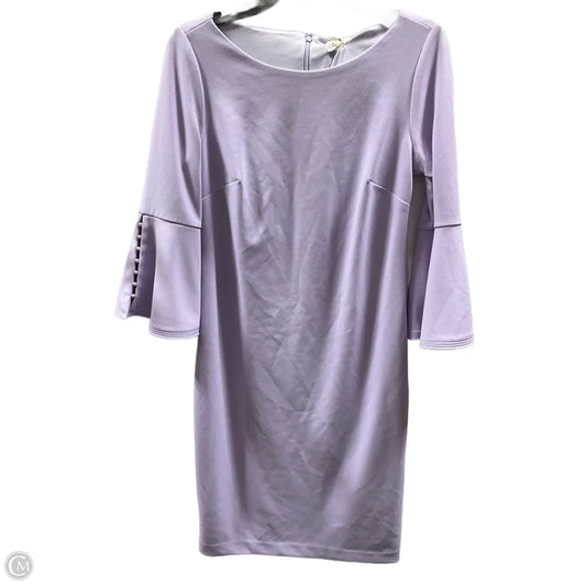 Dress Casual Midi By Calvin Klein In Purple, Size: 10