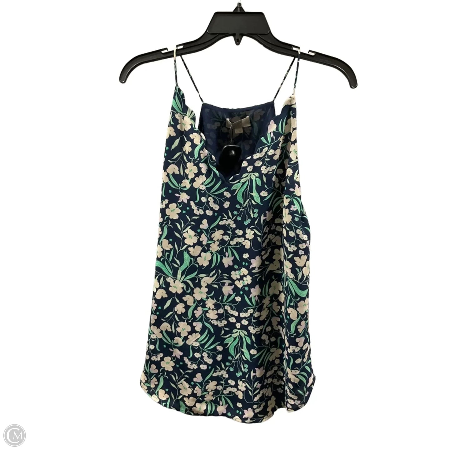 Top Sleeveless By Loft In Navy, Size: M