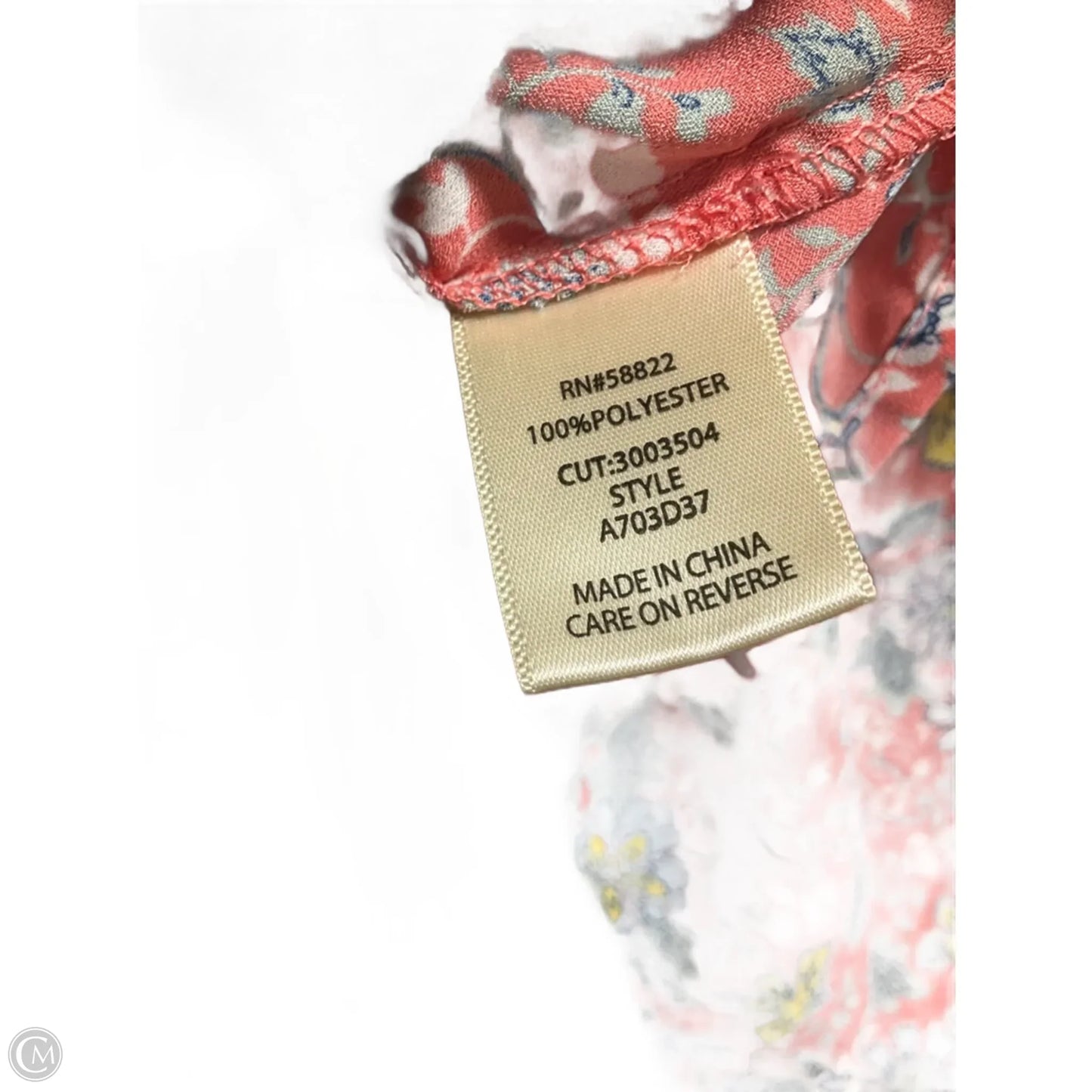 Top Short Sleeve By Max Studio In Pink, Size: M