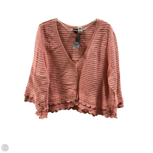 Top 3/4 Sleeve By Torrid In Pink, Size: 2x