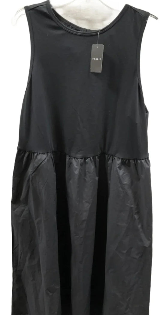 Dress Casual Maxi By Torrid In Black, Size: 2x