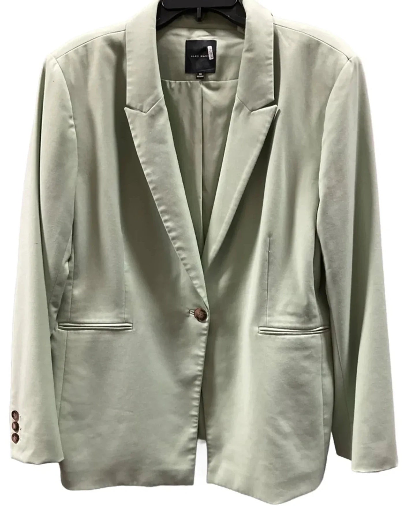 Blazer By Alex Marie In Green, Size: 1x