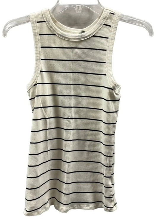 Top Sleeveless Basic By Maurices In Striped Pattern, Size: M