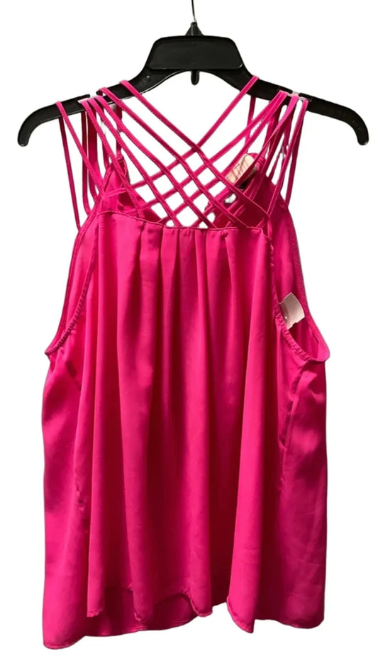 Top Sleeveless By Torrid In Pink, Size: L