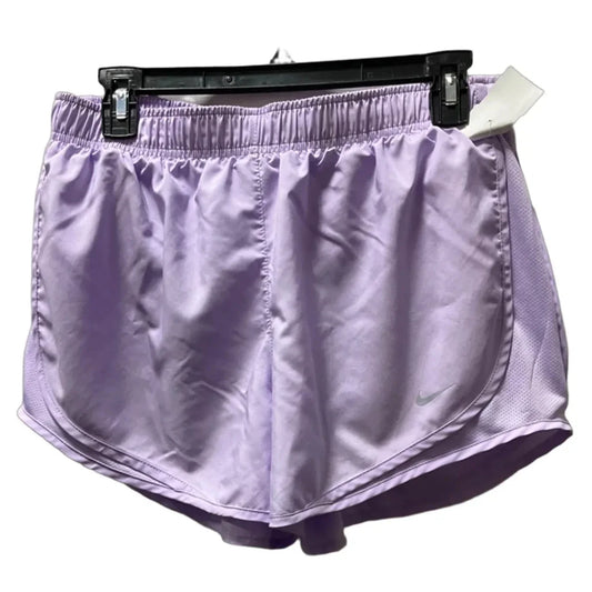 Athletic Shorts By Nike Apparel In Purple, Size: L