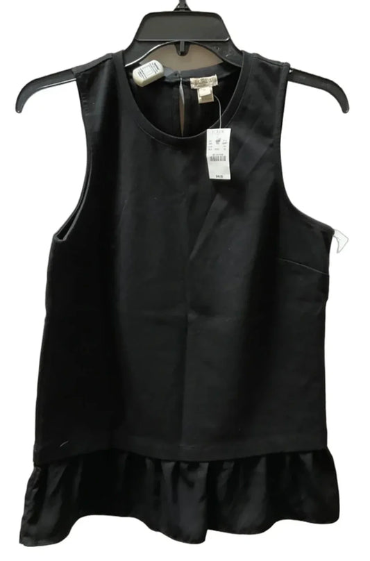 Top Sleeveless By J. Crew In Black, Size: Xs