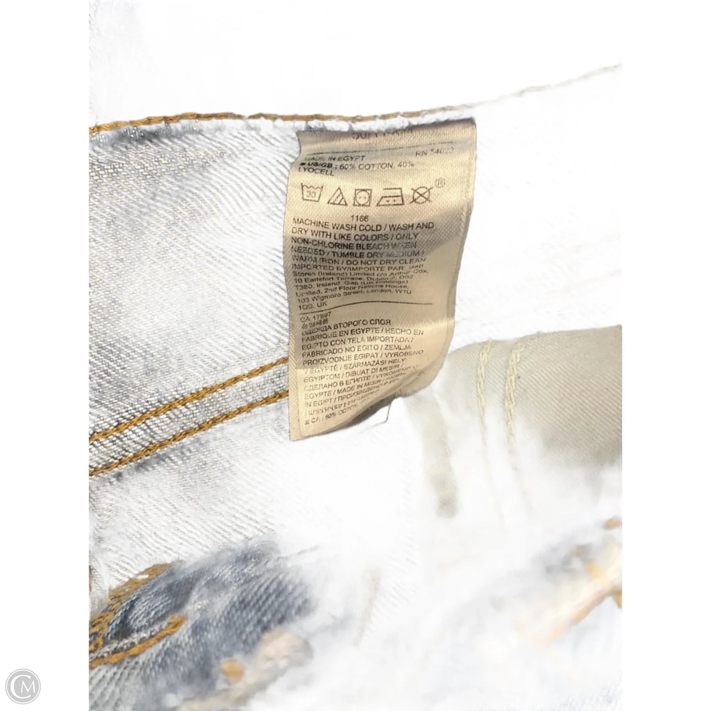 Jeans Wide Leg By Banana Republic In Blue, Size: 12