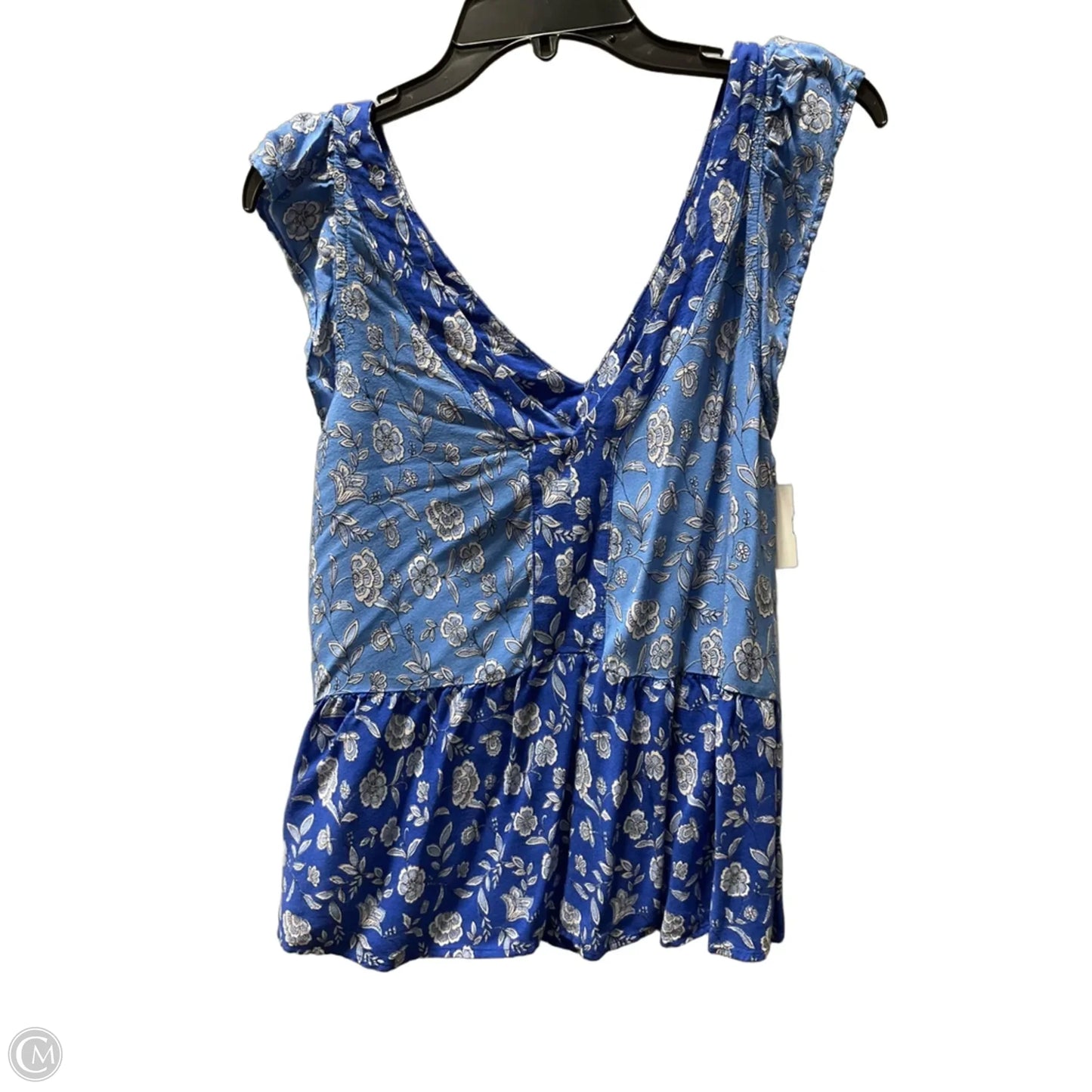 Top Sleeveless By Loft In Blue, Size: Xl