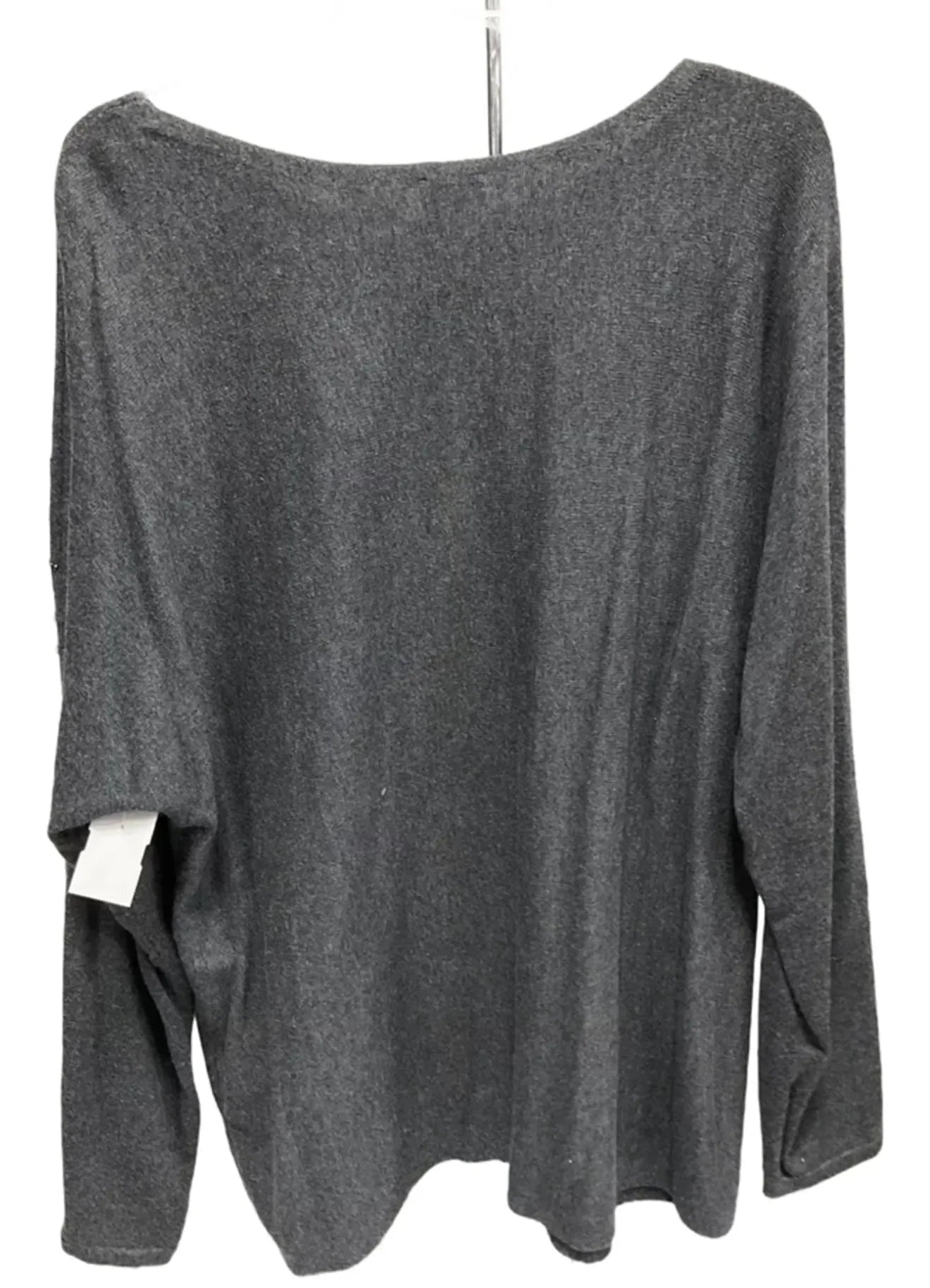 Top Long Sleeve By Chicos In Grey, Size: Xl