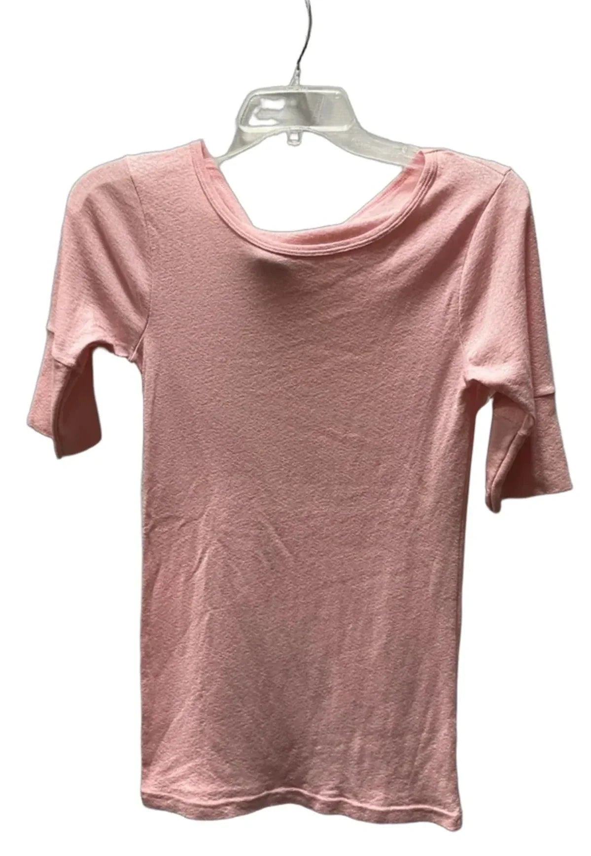 Top Short Sleeve By Michael Stars In Pink, Size: Osfm