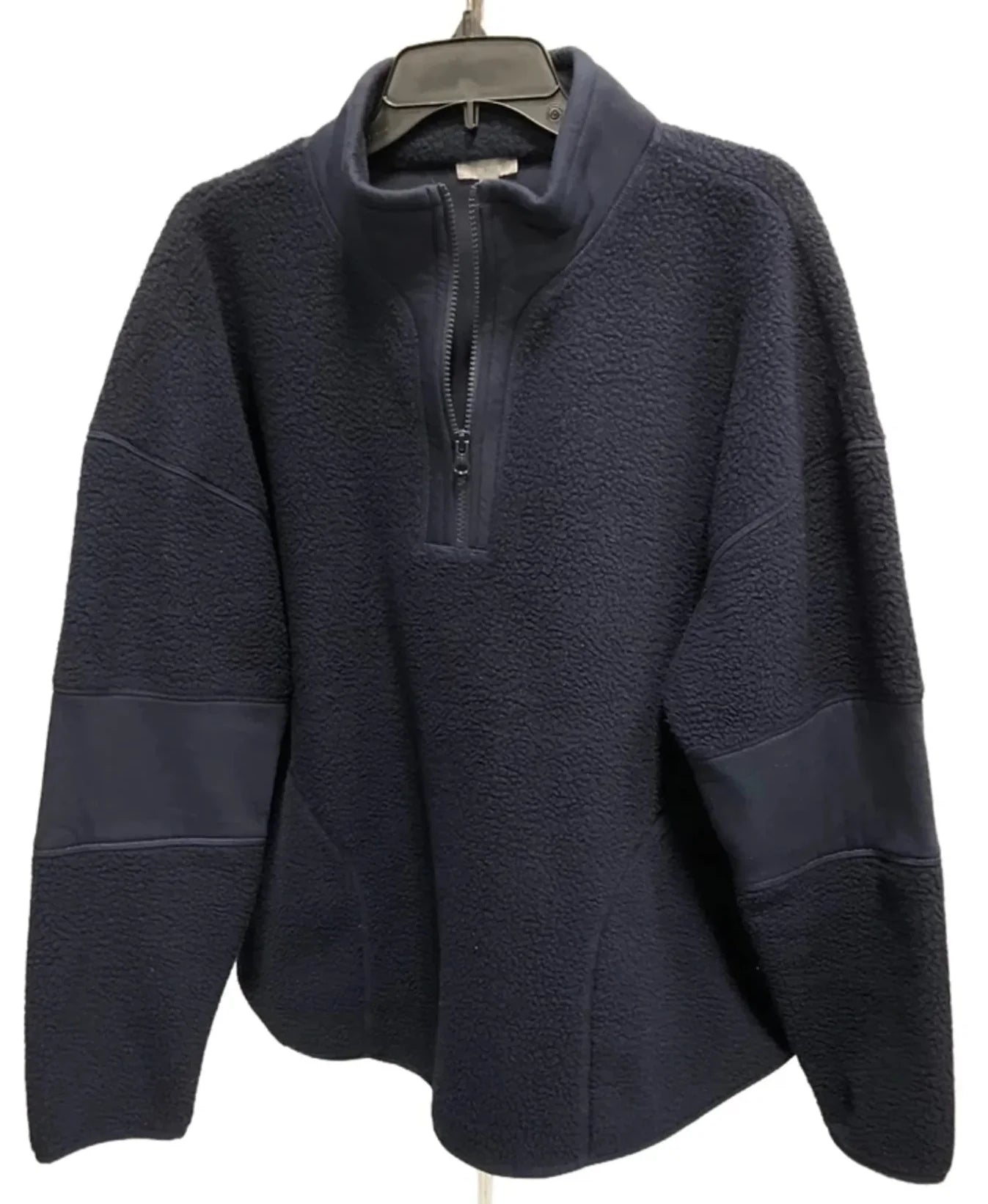 Jacket Fleece By Talbots In Navy, Size: Xl