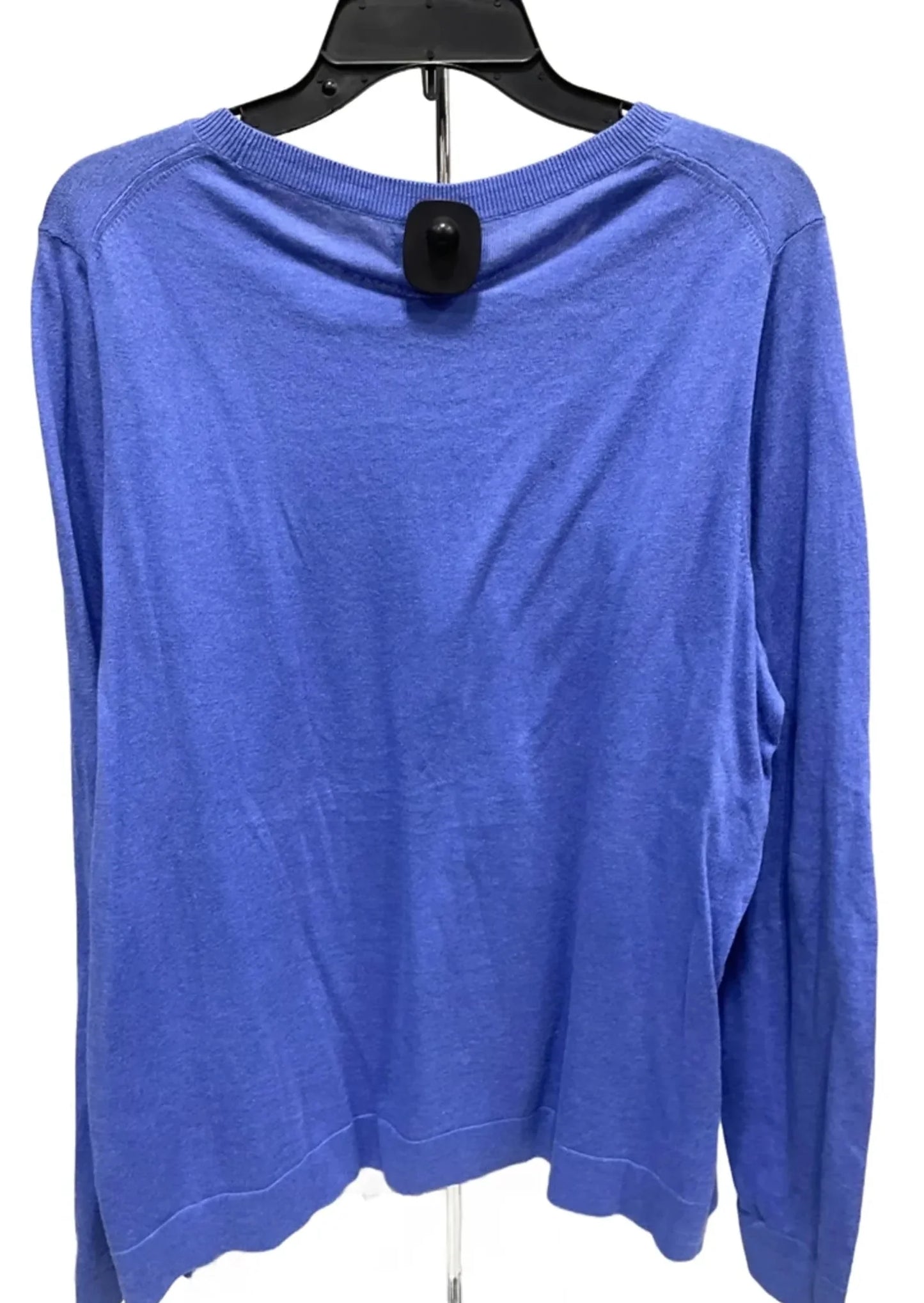Top Long Sleeve By J. Crew In Blue, Size: Xxl