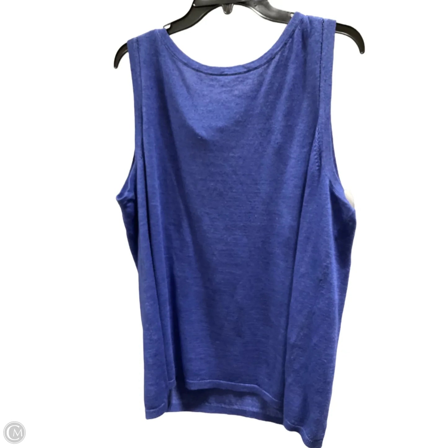 Top Sleeveless By Talbots In Blue, Size: 2x
