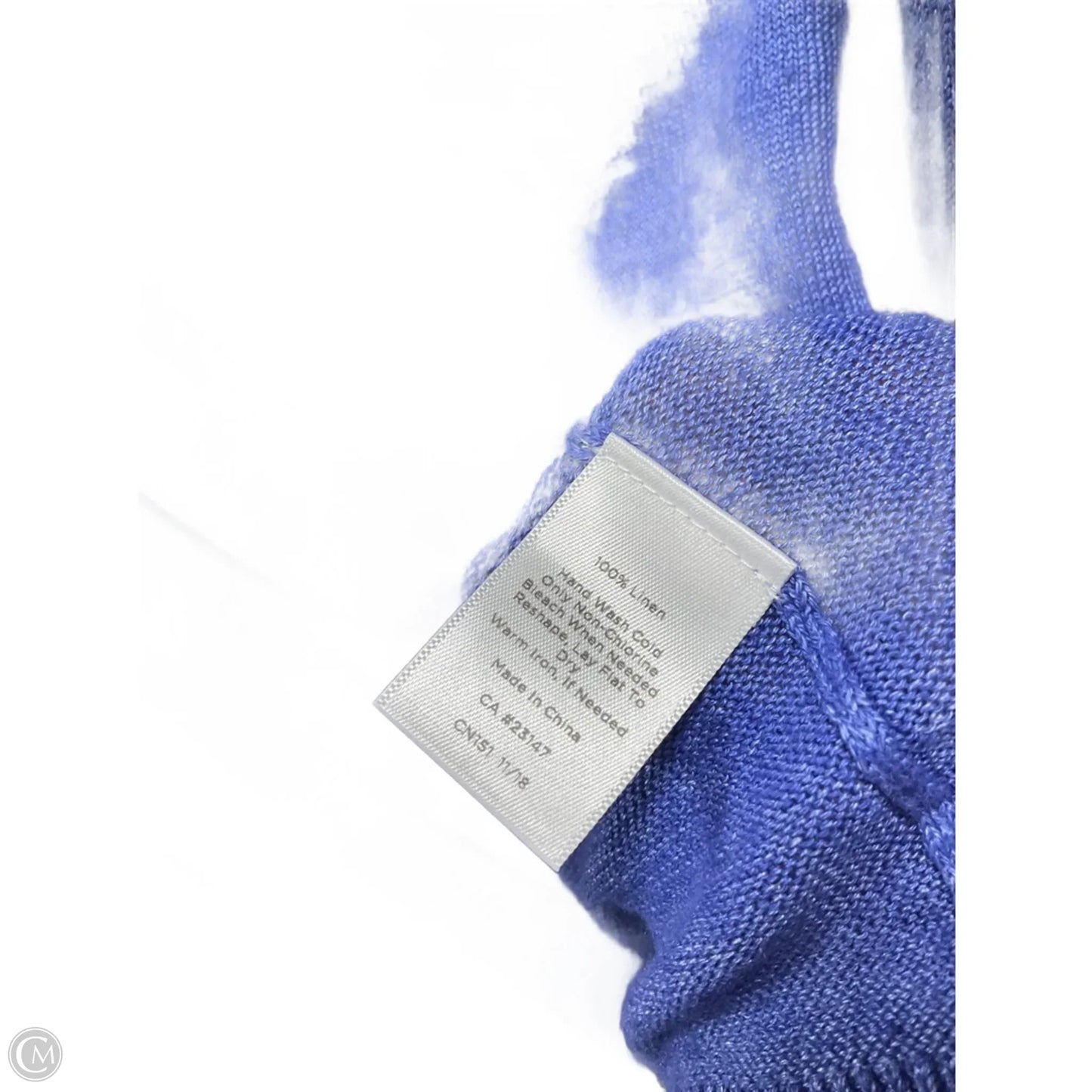 Top Sleeveless By Talbots In Blue, Size: 2x