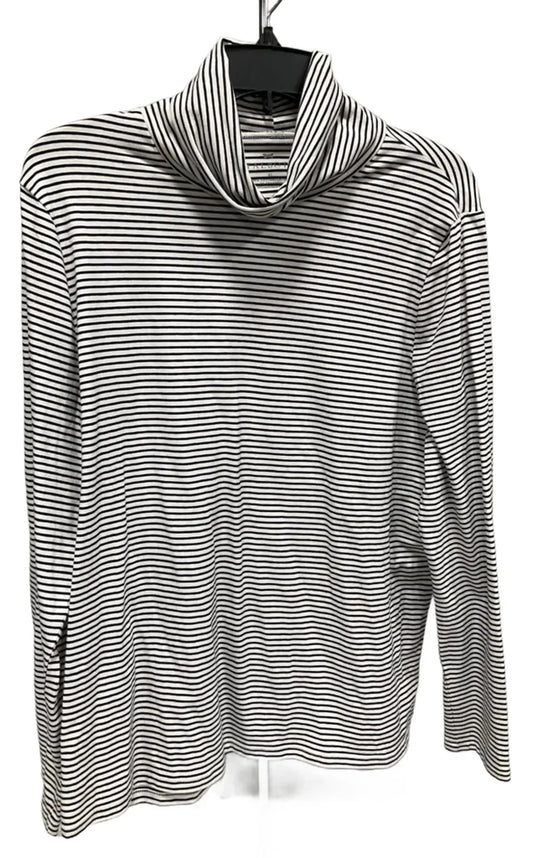 Top Long Sleeve By Talbots In Striped Pattern, Size: Xl