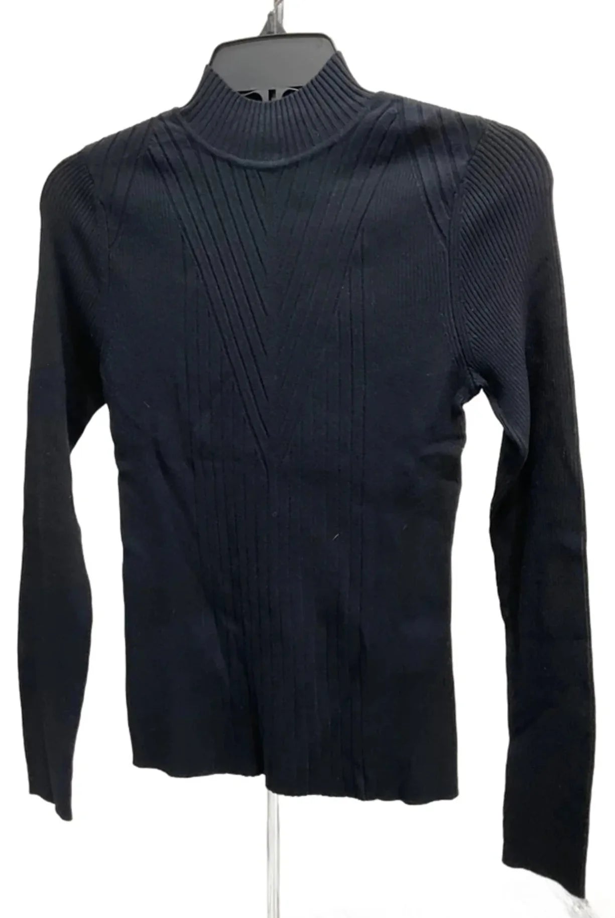 Top Long Sleeve By Inc In Black, Size: S