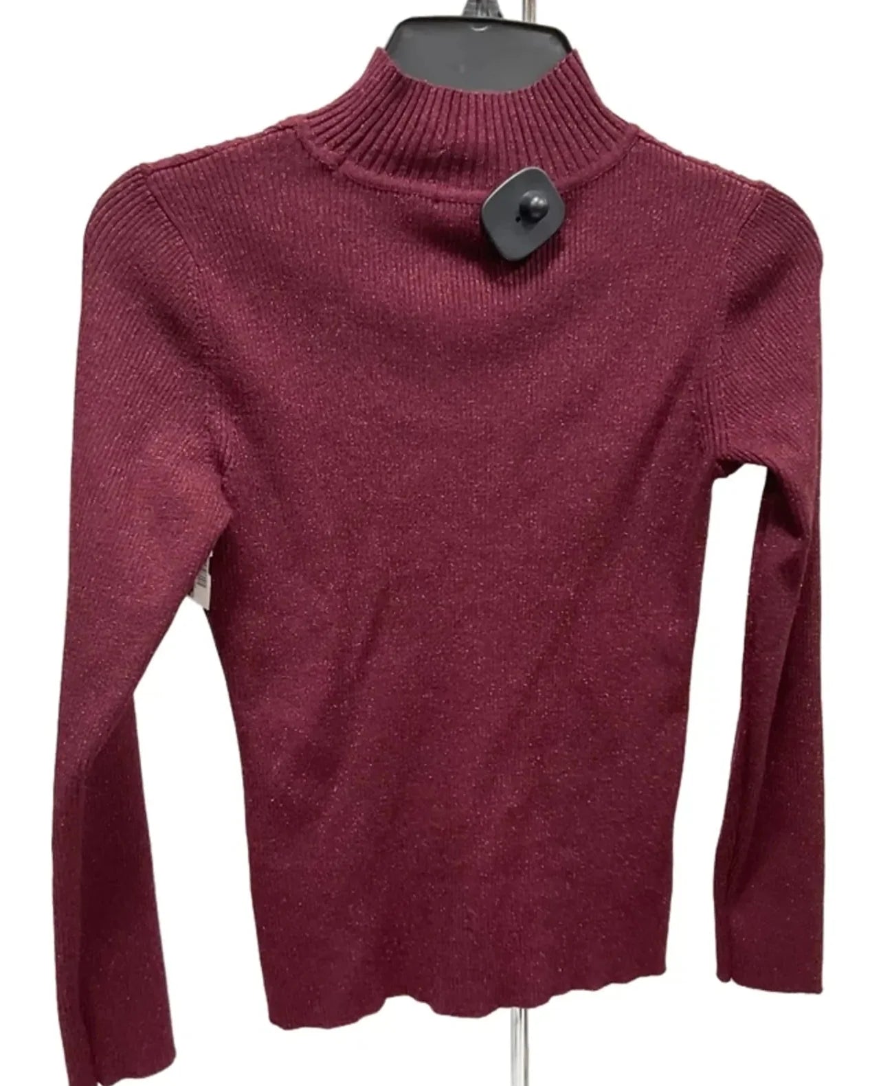 Top Long Sleeve By Inc In Purple, Size: S