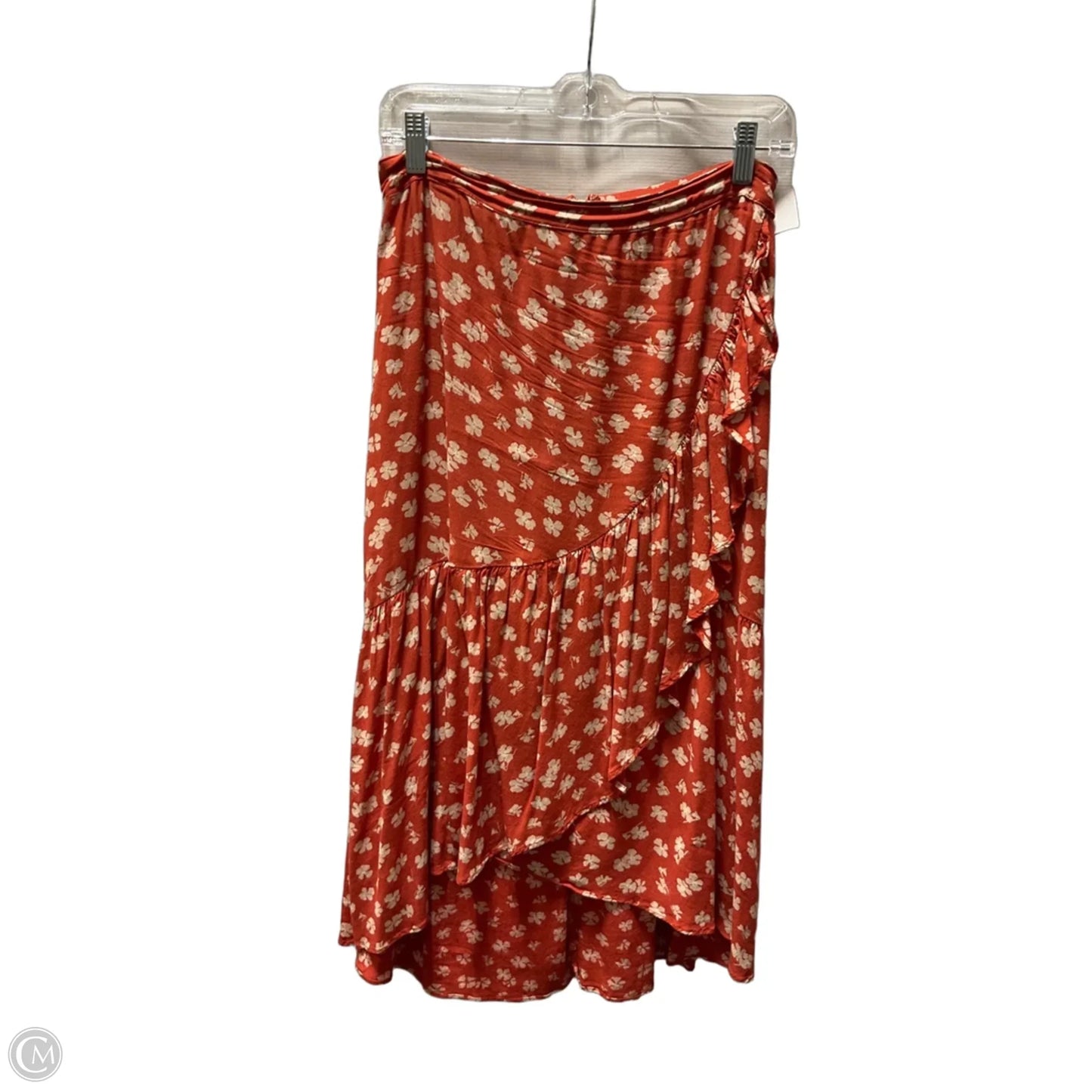 Skirt Maxi By Madewell In Orange, Size: 4